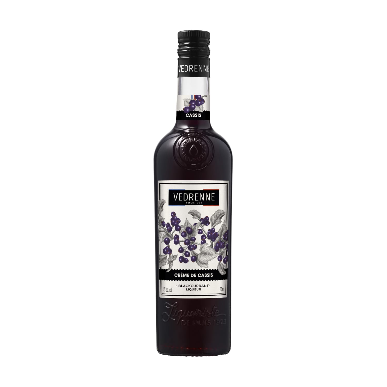 Vedrenne Feketeribizli Likőr 0,7 L 15 %